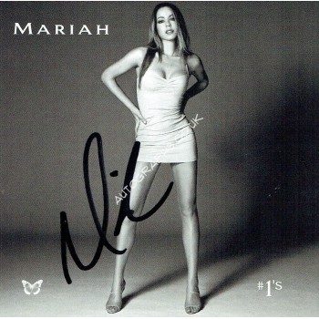 Mariah Carey Signed CD Insert (ACOA)