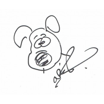 Nick Park Signed Sketch