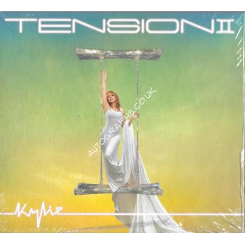 Kylie Minogue Signed 12x12 Tension II Art Card With CD