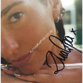 Dua Lipa Signed Radical Optimism CD Art Card