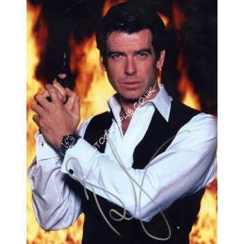 Pierce Brosnan Signed 14x11 James Bond 007 Photograph