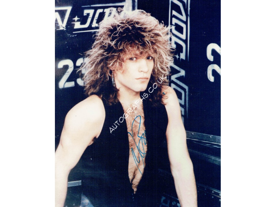 Jon Bon Jovi Signed Photograph Jon Bon Jovi Signed Photograph