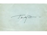 Yuri Gagarin Signed Card Yuri Gagarin Signed Card