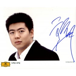 Lang Lang Signed Photograph