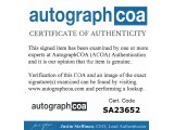 Bjork Signed Card