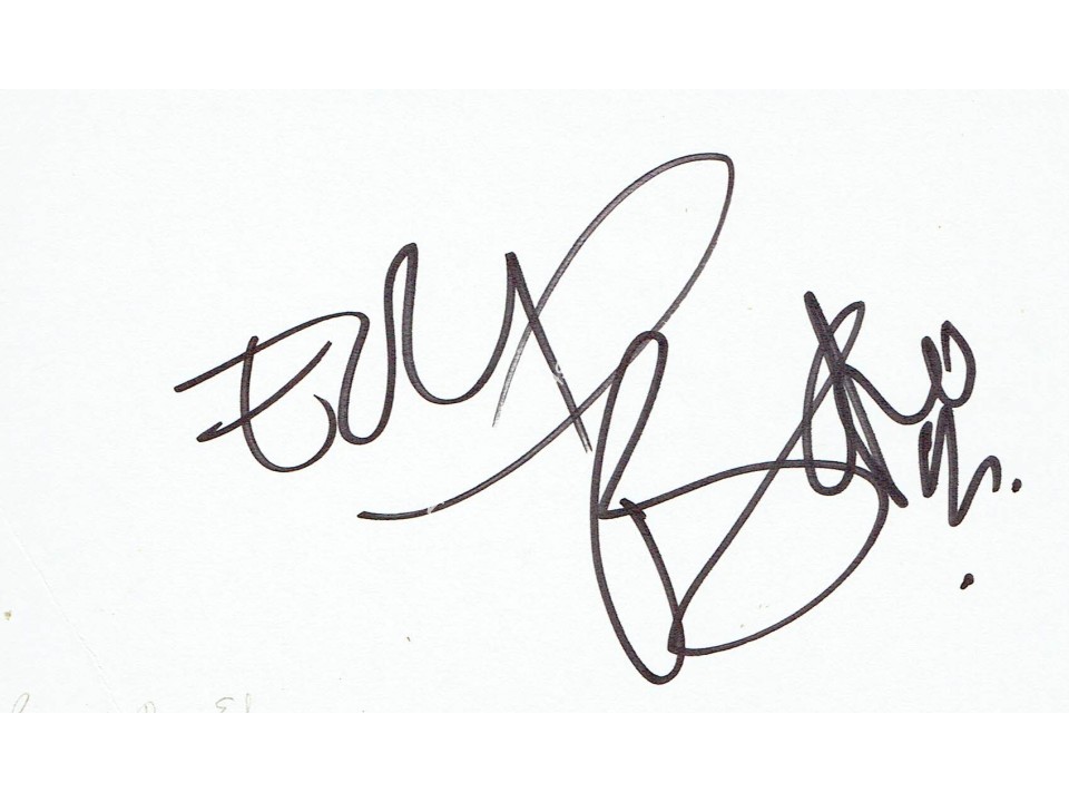 Bono and The Edge Signed Card Bono and The Edge Signed Card