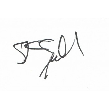 Steven Spielberg Signed Card