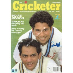 Sachin Tendulkar Signed Magazine Cover