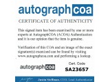 Celine Dion Signed Index Card Celine Dion Signed Index Card