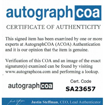 Celine Dion Signed Index Card Celine Dion Signed Index Card