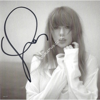 Taylor Swift Signed  The Tortured Poets Department  CD Art Card