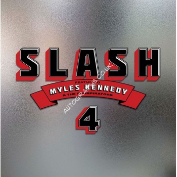 Slash 4 Signed Myles Kennedy CD Sleeve Guns and Roses Brand New and Sealed