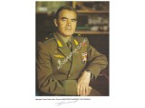 Andriyan Nikolayev Signed Vintage Russian Cosmonaut Portrait Information Card Andriyan Nikolayev Signed Vintage Russian Cosmonaut Portrait Information Card
