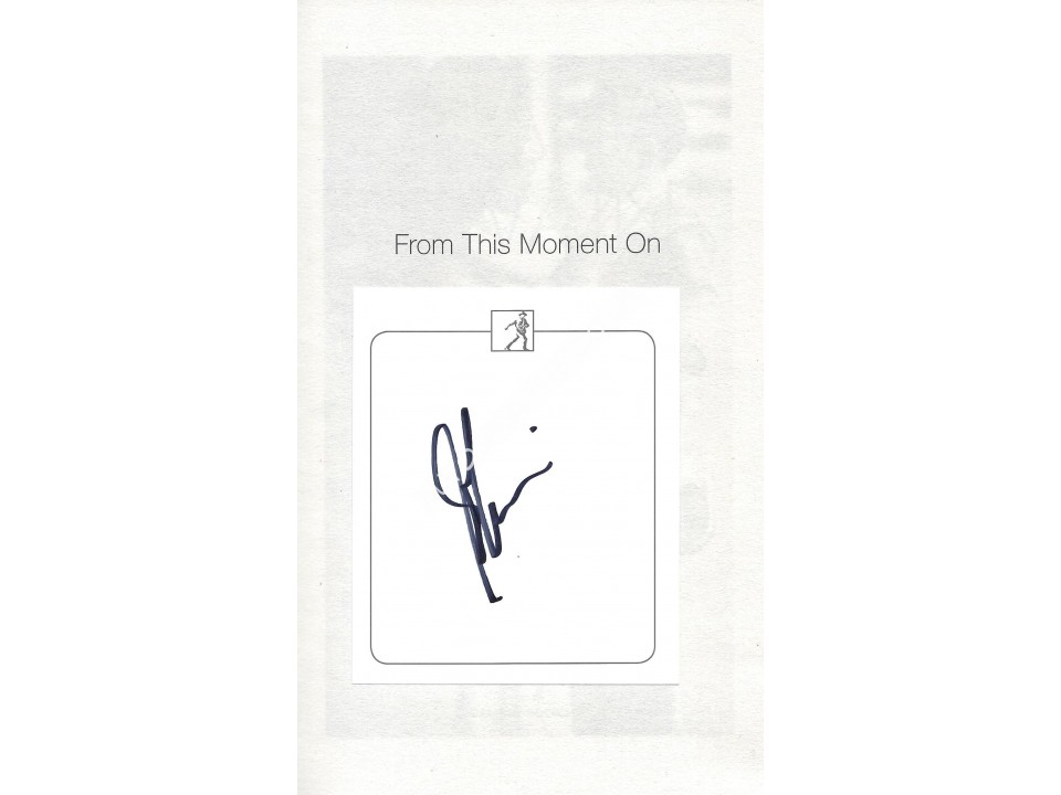 Shania Twain Signed Book - From This Moment On Shania Twain Signed Book - From This Moment On