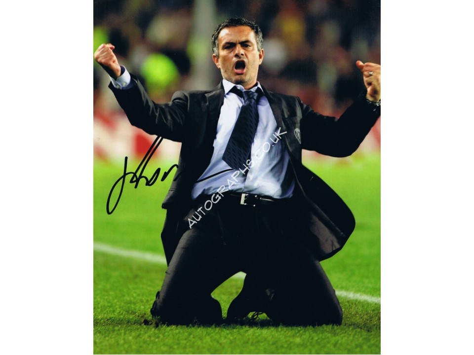 Jose Mourinho Signed Photograph Jose Mourinho Signed Photograph