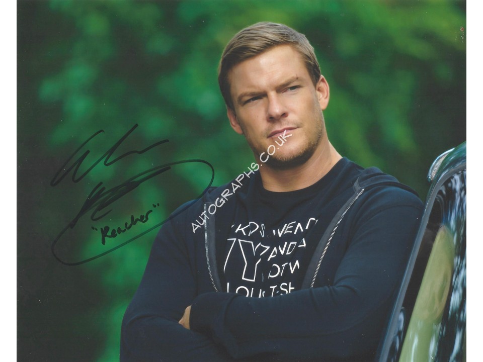 Alan Ritchson Signed Jack Reacher 8x10 Photograph 2