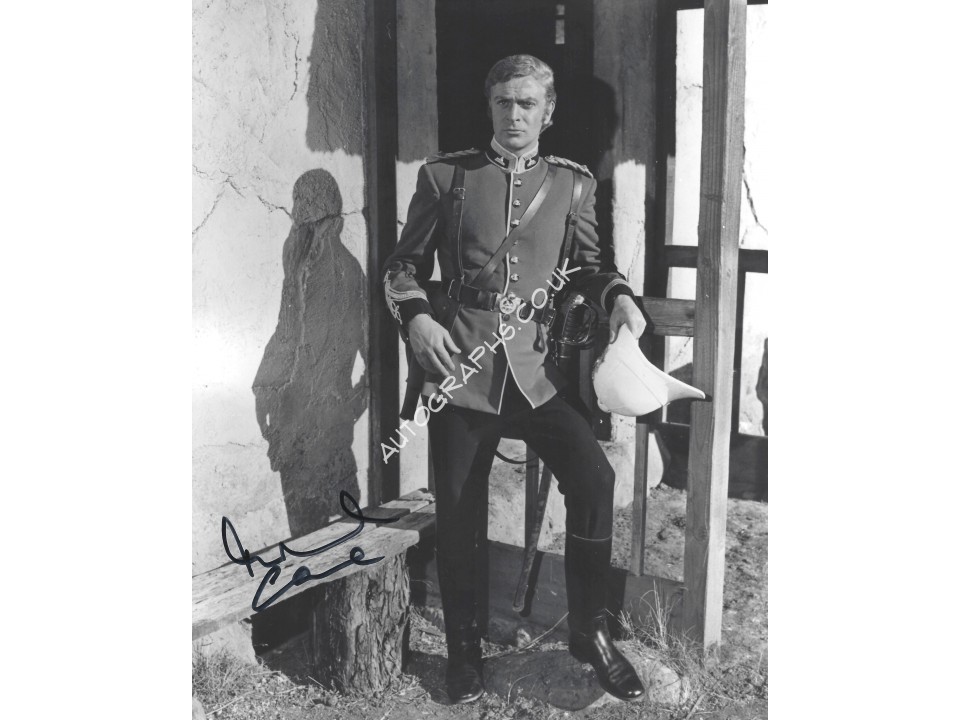 Michael Caine Signed 8x10 Zulu Photograph