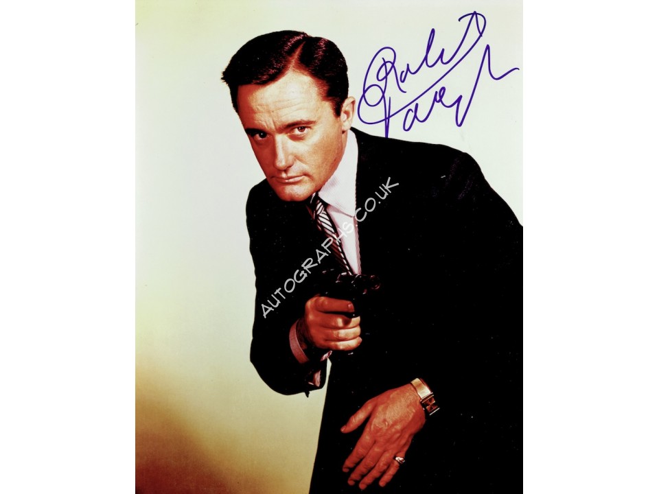 Robert Vaughn  original authentic genuine autograph signed photo. COA UACC