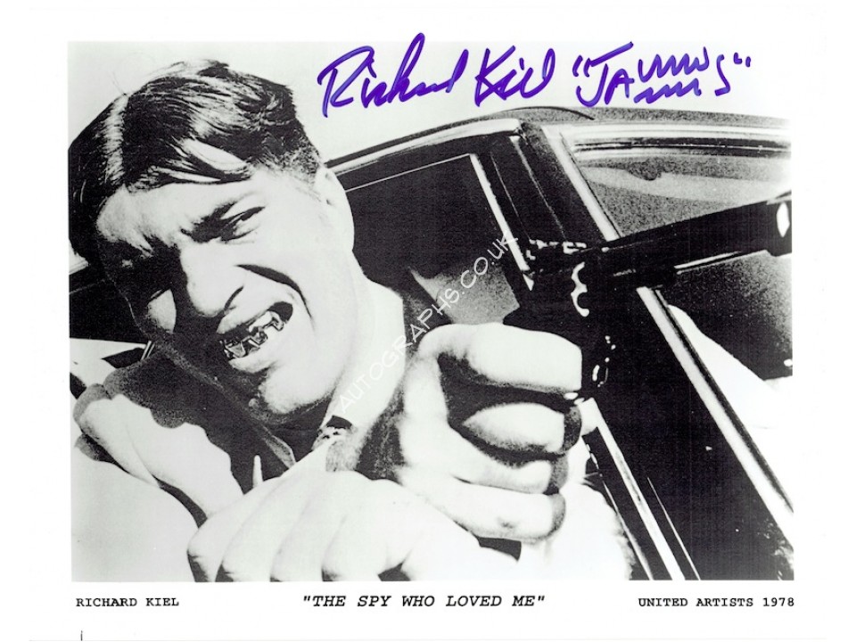 Richard Kiel  original authentic genuine autograph signed photo. COA UACC