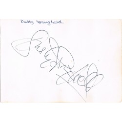 Dusty Springfield  original authentic genuine autograph signed photo. COA UACC