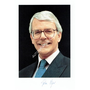 John  Major  original authentic genuine autograph signed photo. COA UACC
