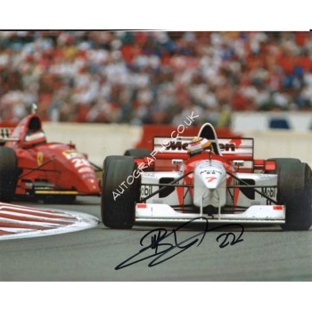Mark Blundell McLaren F1 authentic signed autograph photo. COA UACC