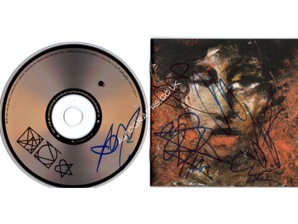 H.I.M Ville Valo music signed genuine autograph authentic CD. COA UACC