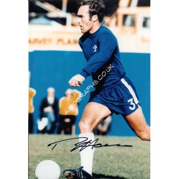 Chelsea, Ron 'Chopper' Harris signed original genuine autograph authentic photo. COA UACC