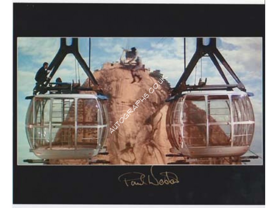 James Bond Paul Weston stunt authentic signed original genuine autograph authentic photo. COA UACC