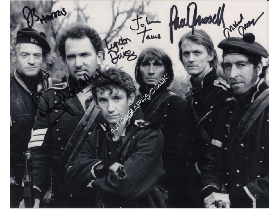 Sharpe cast signed original genuine autograph authentic photo 2. COA UACC Sharpe cast signed original genuine autograph authentic photo 2. COA UACC