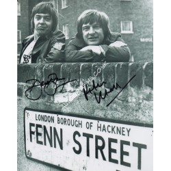 Please Sir cast signed autograph photo 2 David Barry Peter Cleal. COA UACC