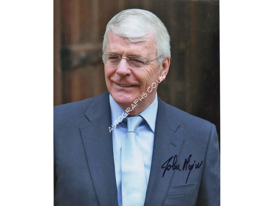 Prime Minister John Major politics signed original genuine autograph authentic. COA UACC Prime Minister John Major politics signed original genuine autograph authentic. COA UACC