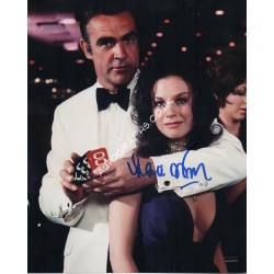 James Bond Lana Wood 2 signed original genuine autograph authentic photo. COA UACC