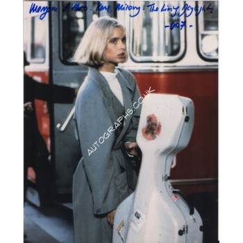 James Bond Maryam D'abo 2 signed original genuine autograph authentic photo. COA UACC
