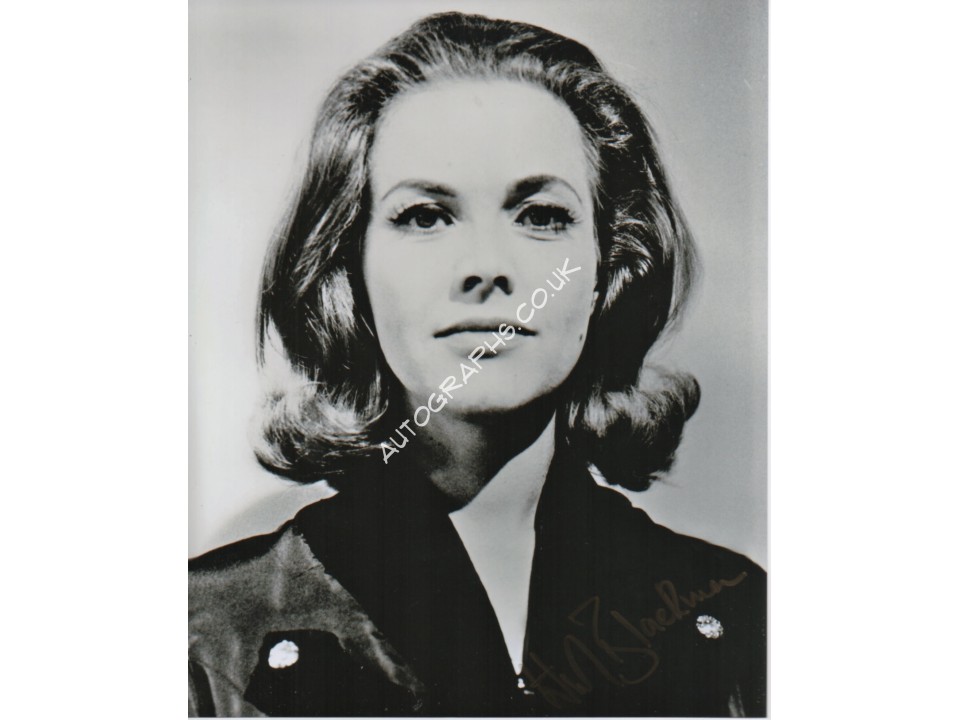 James Bond Honor Blackman signed original genuine autograph authentic photo. COA UACC