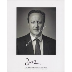 David Cameron PM politics genuine signed authentic autograph photo. COA UACC