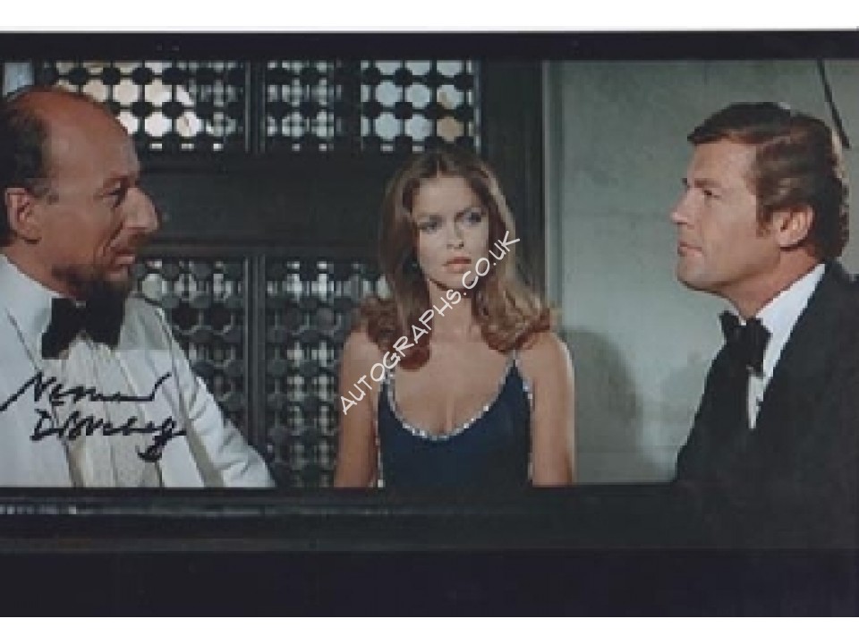 James Bond Vernon Dobtcheff signed original genuine autograph authentic photo. COA UACC James Bond Vernon Dobtcheff signed original genuine autograph authentic photo. COA UACC