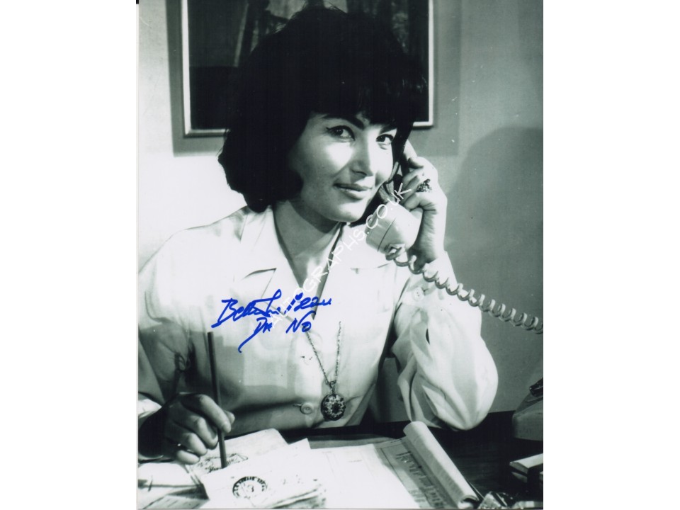 James Bond Bette Le Beau 2 genuine signed authentic autograph photo. COA UACC