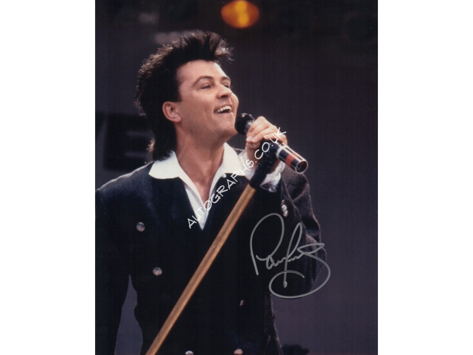 Paul Young authentic signed autograph colour photo. COA UACC