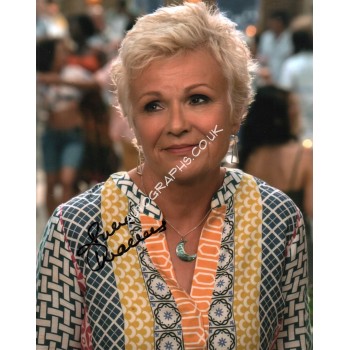 Julie Walters genuine signed autograph colour photo. COA UACC