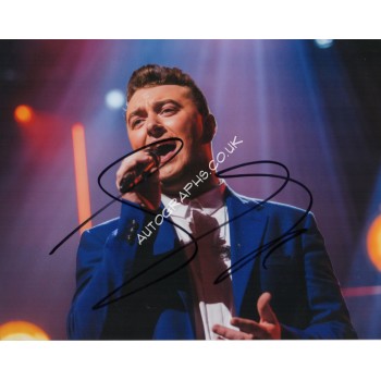 Sam Smith James Bond authentic signed autograph colour photo. COA UACC