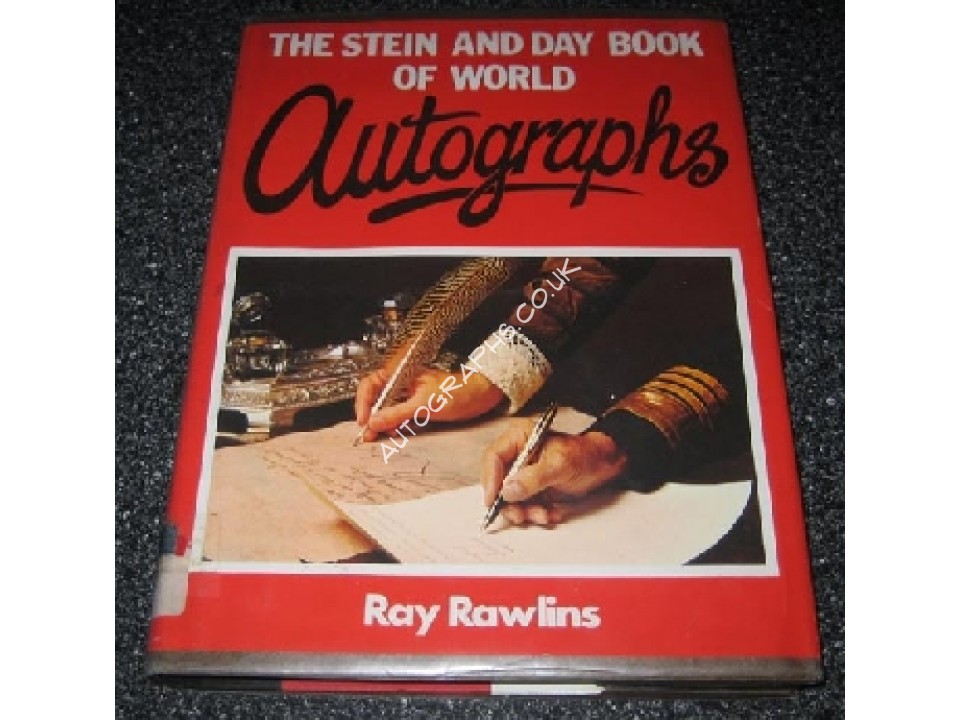Ray Rawlins authentic autograph guide book.. COA UACC Ray Rawlins authentic autograph guide book.. COA UACC