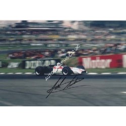 John Surtees Ferrari Honda signed original genuine autograph authentic photo. COA UACC