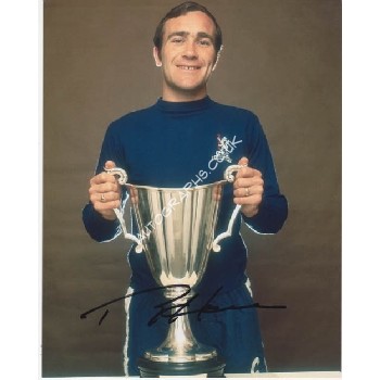Chelsea, Ron 'Chopper' Harris signed colour photo 2. COA UACC
