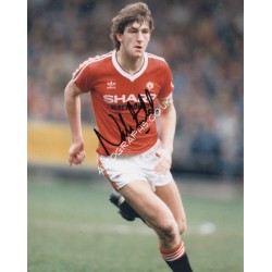 Man United Norman Whiteside signed colour photo 2. COA UACC
