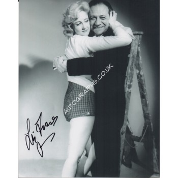 Liz Fraser Sid James signed autograph photo 4. COA UACC
