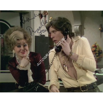 Fawlty Towers Prunella Scales  signed autograph colour photo 3. COA UACC