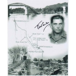 WW2 Bridge over River Kwai signed photo. COA UACC