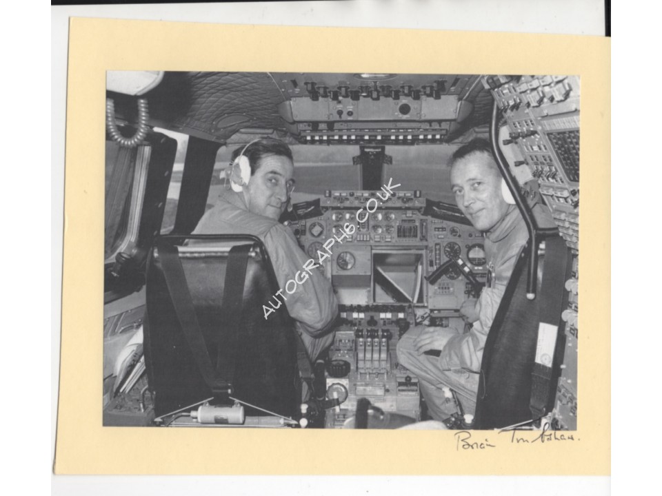 Concorde Brian Trubshaw signed autograph image 2. COA UACC Concorde Brian Trubshaw signed autograph image 2. COA UACC