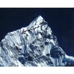 George Band everest genuine authentic signed autograph photo. COA UACC